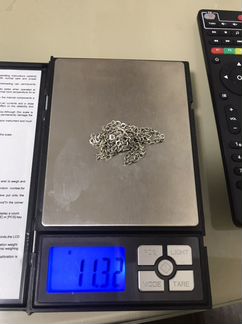 Серебряная цепь 925, 55 см