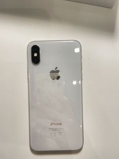iPhone XS 256gb серебро с белым