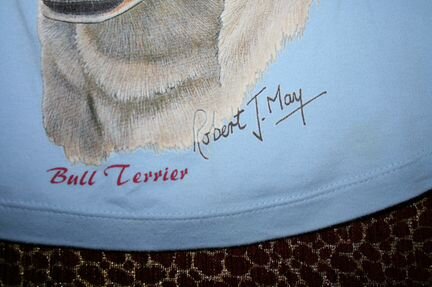 Майка дизайнерская с Бультерьером