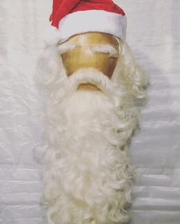 Борода деда мороза натуральная