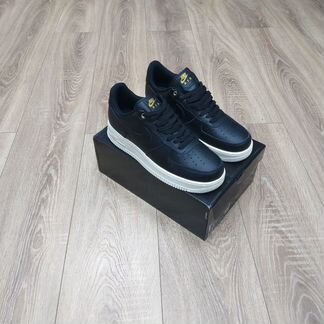 Nike Air Force 1 мужские чёрные новые