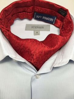 Новый красный мужской шейный платок-Аскот