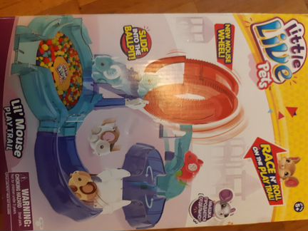 Little live pets мышка с трассой