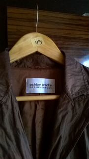 Плащ из жатой ткани 48