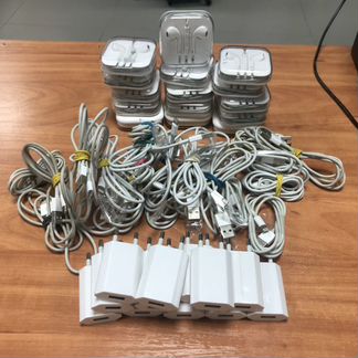 Оригинал Лайтнинг Наушники Блочки