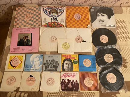 Пластинки винил разные