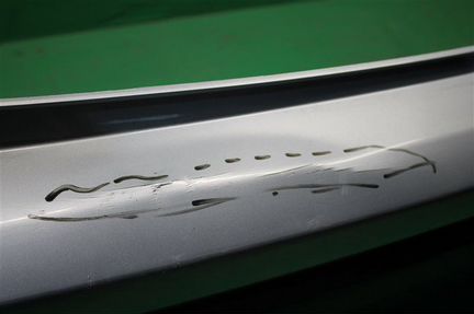 Бампер задний Mitsubishi Outlander 3 рестайлинг