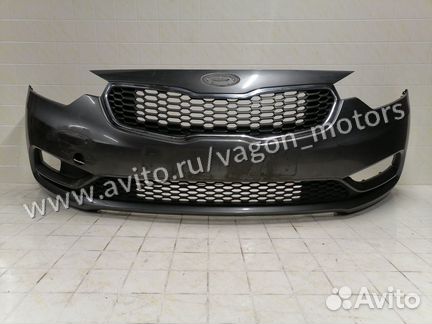 Бампер в сборе передний Kia Cerato 3 Дорестайлинг