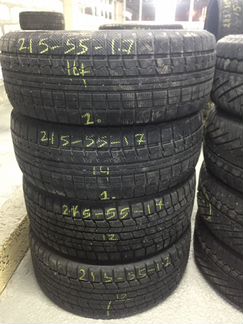 Пара зимних шин Nitto 215/55 R17