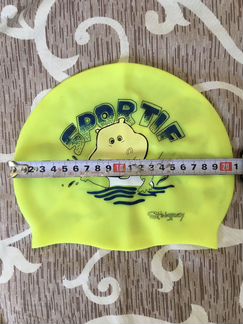 Шапки резиновые детские для плавания