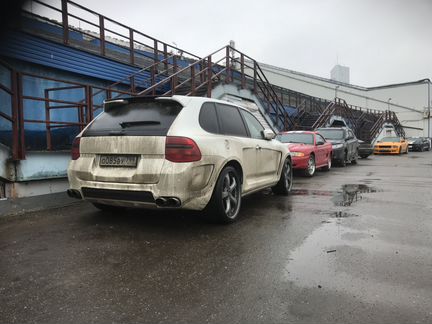 Porsche Cayenne Turbo 4.8 AT, 2008, 116 000 км