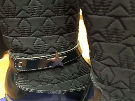 Сапоги для девочки Котофей р.34, натуральная кожа