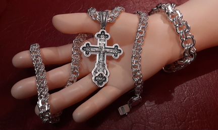 Серебряная цепь «Бисмарк» 83.85гр. 55см