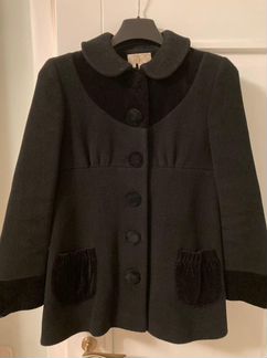 Полупальто шерсть дизайнерское от Sara Berman (M)