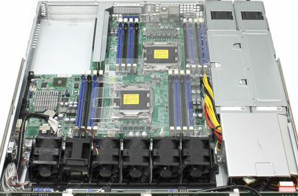 1U сервер Supermicro Dual Xeon E5-2670, 32гб озу