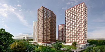 1-к апартаменты, 46 м², 9/21 эт.