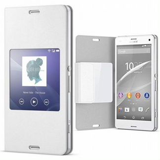 Стильный чехол Sony SCR26 white