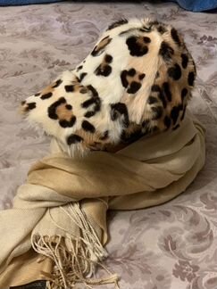 Бейсболка натуральный мех