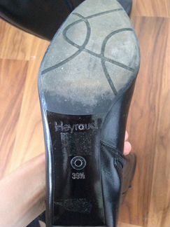 Демисезонные кожаные сапоги Heyraud 39.5