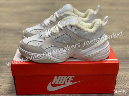 Кроссовки Зимние с Мехом Nike M2K Tekno (36-40)