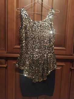 Платье вечернее с пайетками