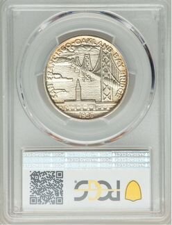 Халф США Мост Сан-Франциско серебро США 1936 слаб