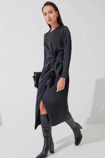 Атласное платье