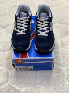 Кроссовки New Balance 574 замшевые синие