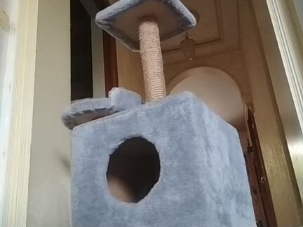 Когтеточка- домик для кошки