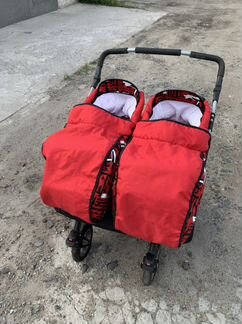 Коляска 2 в одном для 2 детей