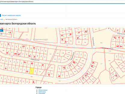 Публичная кадастровая карта белгородской области официальный сайт