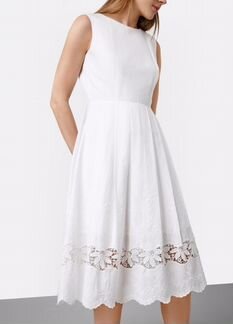 Белое новое платье Ostin 44 или обмен