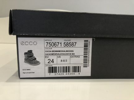 Детские ботинки ecco демисезонные