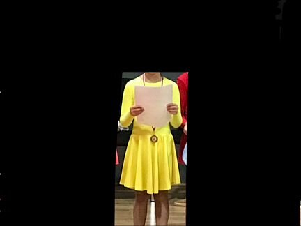 2 Платья для бальных танцев стандарт 5-7 лет (134)