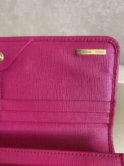 Кошелек розовый Fendi оригинал