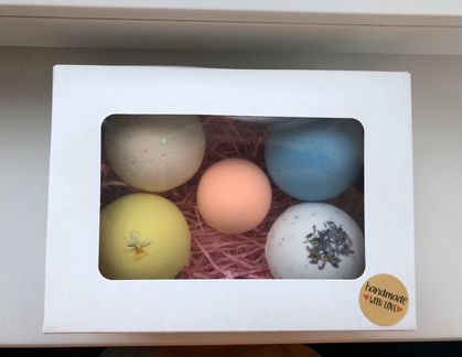 Подарочный набор бомбочек для ванны