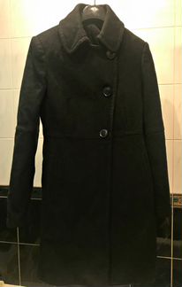 Чёрное полупальто