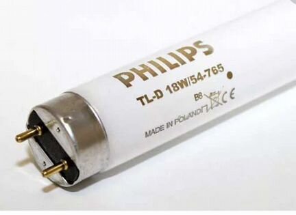 Лампа philips tl-d 18w/54-765 3 шт. новая