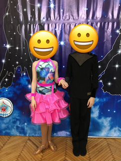 Платье для бальных танцев. Юниоры 1. Латина. Рост