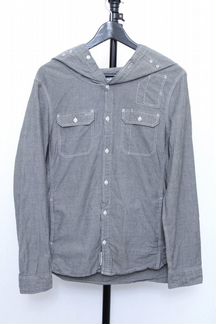 AllSaints Мужская рубашка с капюшоном S-M