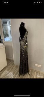 Платье вечернее с шлейфом 40 размер