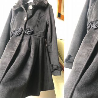 Стильное пальто для девочки