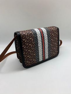 Сумка Burberry канва с принтом тб