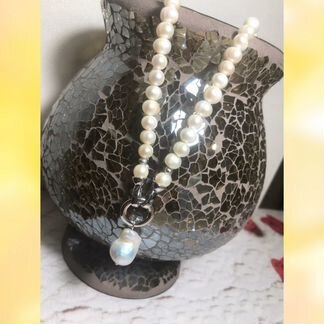 Колье с барочным жемчугом