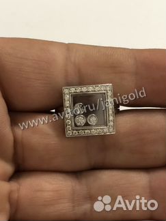 Золотое кольцо с бриллиантами Шопард